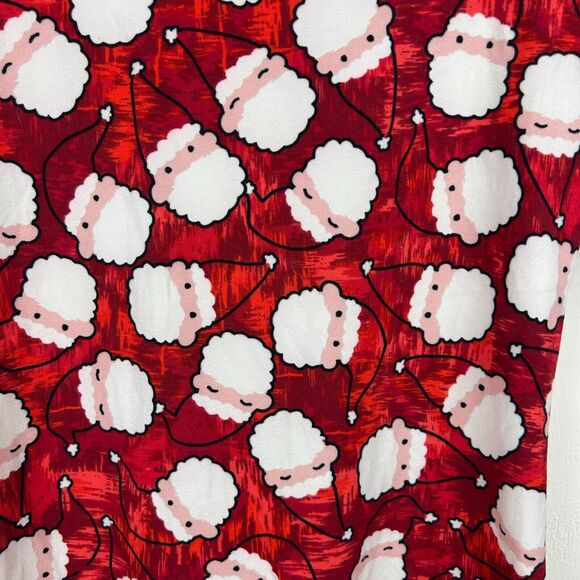 LuLaRoe Gigi Shirt Womens XXS Red Santas Christmas Santa Hats Holiday Ladies - Picture 2 of 9